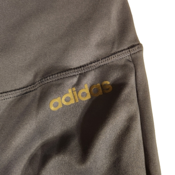 Adidas XS Women's Workout Leggings Blue - Picture 4 of 7